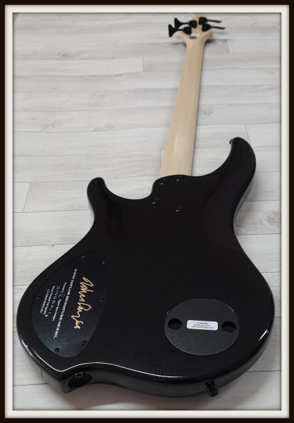 Dingwall JT3 John Taylor 4-String, Stealth Black, Signature